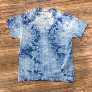 Ivory Ella Blue Tie-Dye Short Sleeve Tee